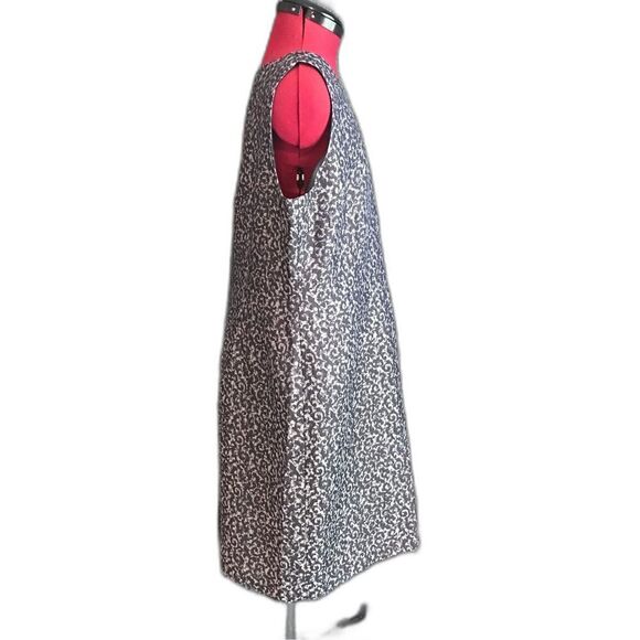 Jones Studio Separates Dress  Plus Women Size 16 Grey Scroll Pattern Sleeveless - Picture 4 of 9